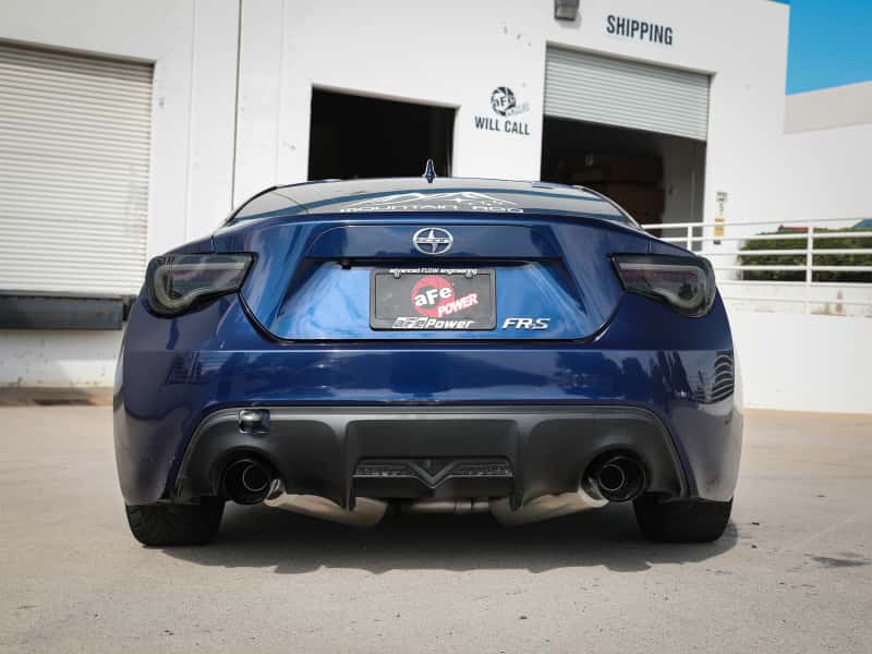 aFe — aFe Takeda Exhaust Axle-Back 13-15 Scion FRS / Subaru BRZ 304SS Black Dual Tips Exhaust
Cat-Back Exhaust - view 6