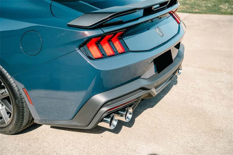 CORSA Performance — Corsa 24+ Ford Mustang Dark Horse 5.0L 3in Dual Rear Axle-Back w/Twin 4.5in Polish Straight Tips
Exhaust - view 3