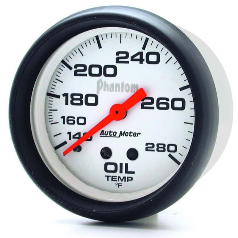 AutoMeter — AutoMeter Gauge Oil Temp 2-5/8in. 140-280 Deg. F Mechanical Phantom
2-5/8" OIL TEMP, 140 - view 3
