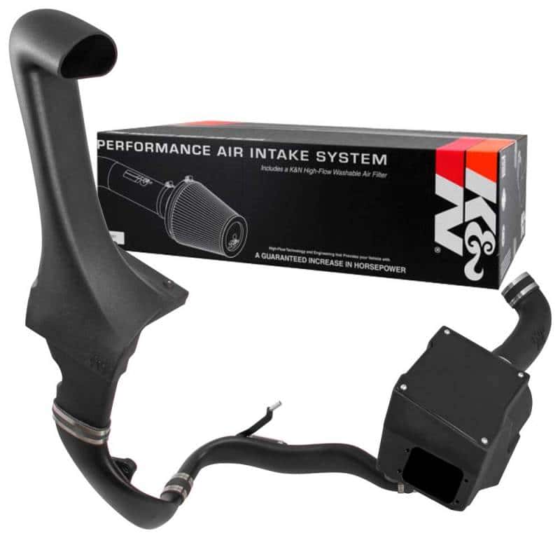 K&N Engineering — K&N 12-18 Jeep Wrangler 3.6L V6 Performance Intake Kit w/ Snorkel
Elevated Intake Kit - view 7