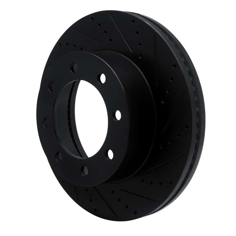 R1 Concepts — R1 12-25 Ford F-250 4WD (Super Duty) Front Right Drilled & Slotted Black Brake Rotor
R1 Brake Rotor Drill - view 2