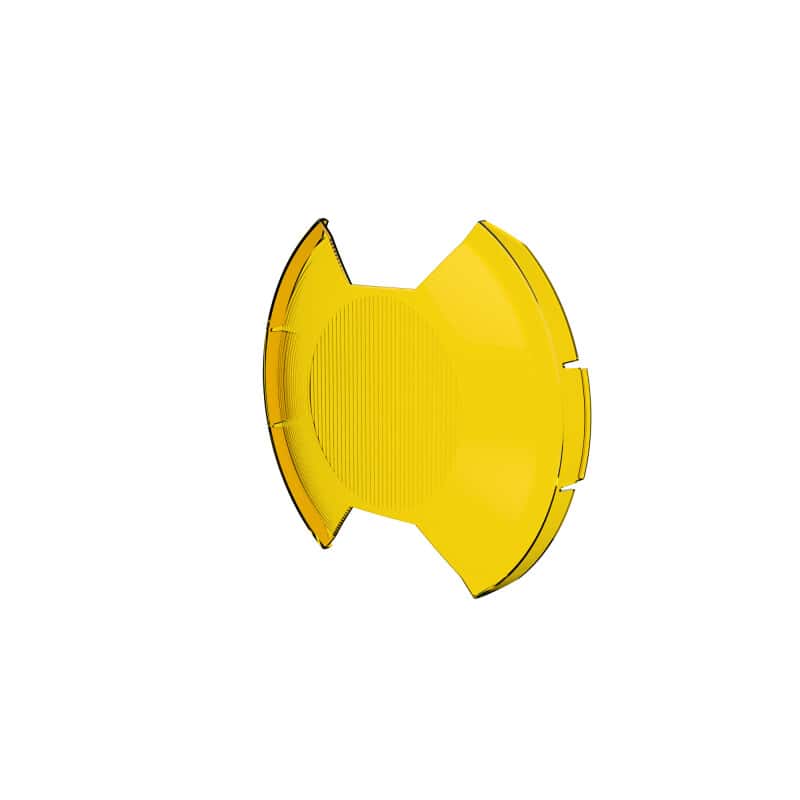 KC HiLiTES — KC HiLiTES SlimLite 8in. LED Light Shield SAE Driving (Shield Only) - Selective Yellow - view 12
