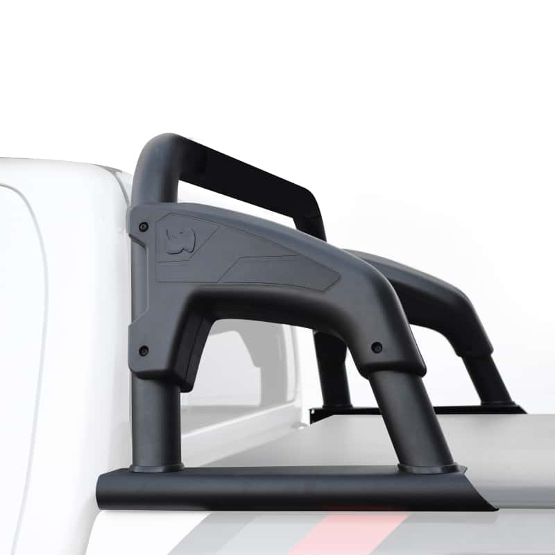Go Rhino — Go Rhino 16-23 Toyota Tacoma 4dr Sport Bar 4.0 - Tex. Blk (561000BRK-ND Req. to Attach to Deck Rail)
Sport Bar 4.0 - view 6