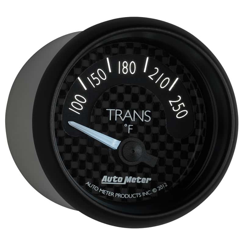 AutoMeter — Autometer GT Series 52mm Short Sweep Electronic 100-250 Deg F Transmission Temperature
2-1/16" TRANS TEMP, - view 12
