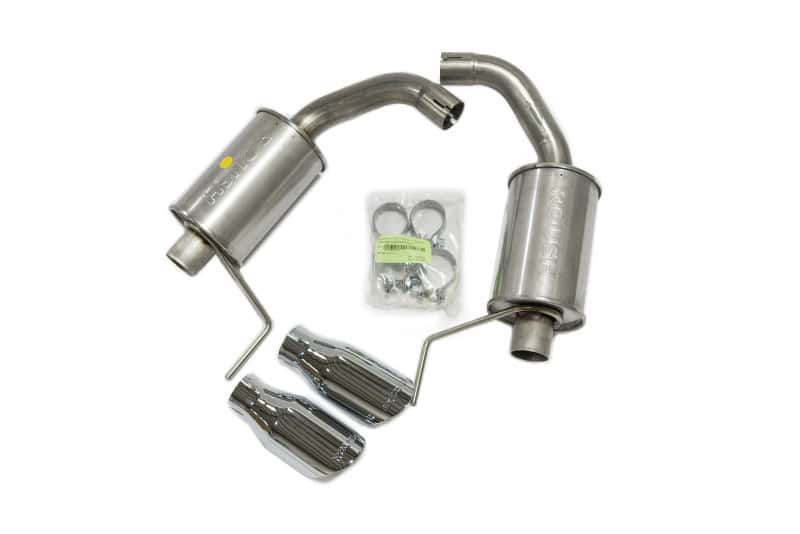Roush — Roush 2015-2024 Ford Mustang 3.7L/2.3L V6/I4 Exhaust Kit w/ Round Tips - view 1