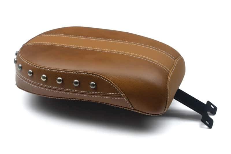 Mustang Motorcycle — Mustang 15-21 Indian Scout Standard Touring Passenger Seat w/Studs - Brown - view 1