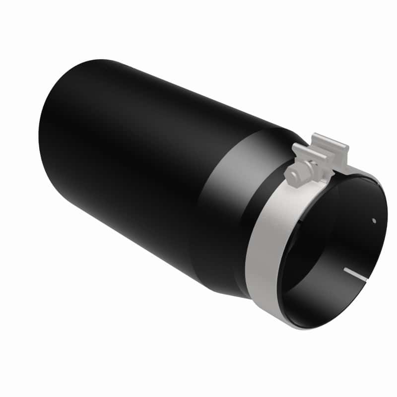 Magnaflow — MagnaFlow Tip Stainless Black Coated Single Wall Round Single Outlet 6in Dia 5in Inlet 13in L
Stainless Steel
Exhaust Tip - view 11