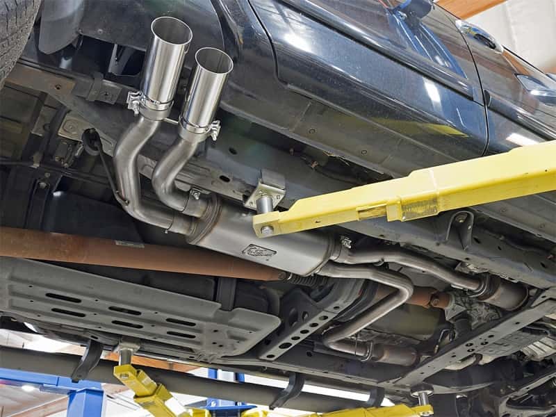 aFe — aFe Rebel Series 3in SS Cat-Back Exhaust System w/ Polished Tip 04-15 Nissan Titan V8 5.6L
Cat-Back Exhaust - view 7