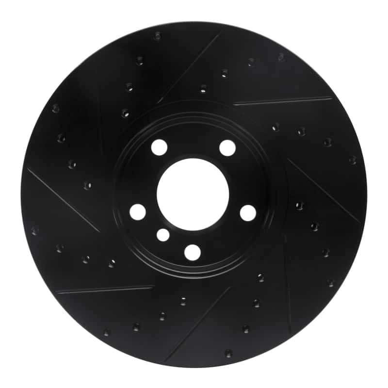 R1 Concepts — R1 07-19 BMW X6 Front Right Drilled & Slotted Black Brake Rotor
R1 Brake Rotor Drill - view 5