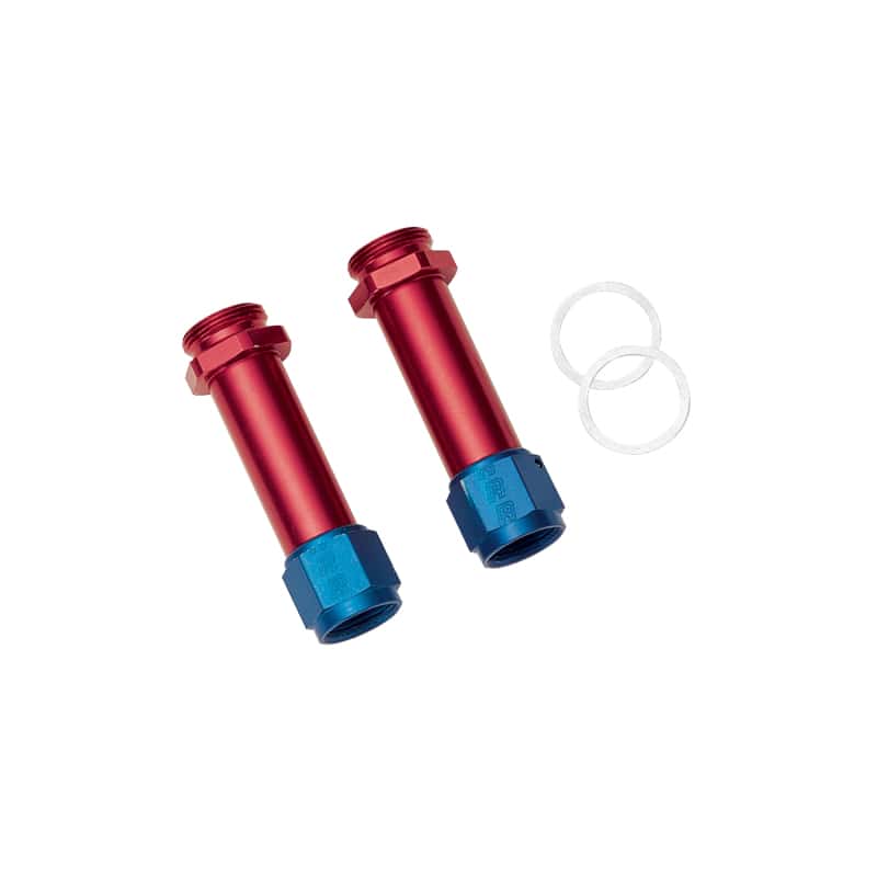 Russell — Russell Performance -8 AN Carb Inlet Fittings (2 pcs.) (Red/Blue)
CrbAdptFitting - view 2