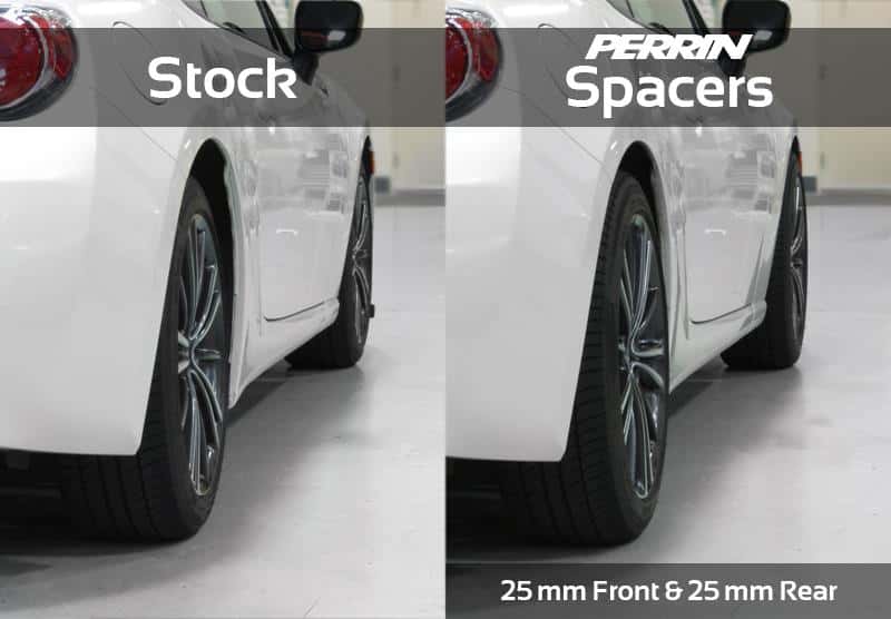 Perrin Performance — PERRIN 02-14 Subaru WRX / 2004 STI / 13-25 BRZ & Toyota GR86 25mm Wheel Spacers 5x100 56mm CB - Pair - view 7