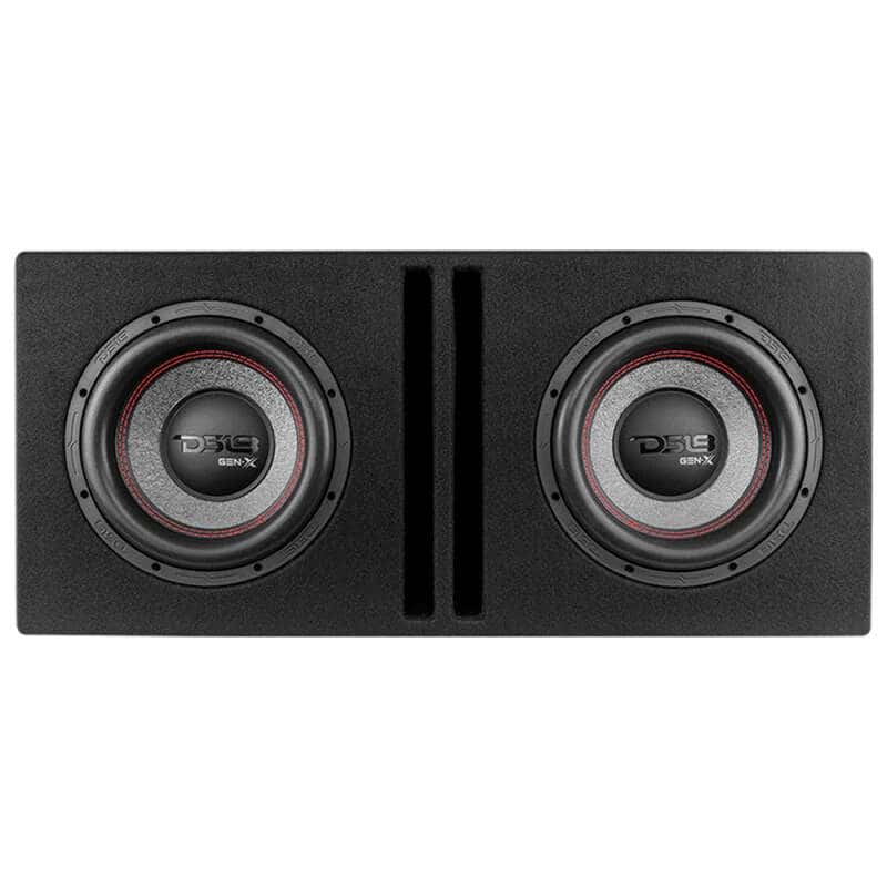 DS18 — DS18 Dual 10in Loaded 800 Watts RMS 2x GEN-X104D Ported Enclosure Speakers Included - view 3