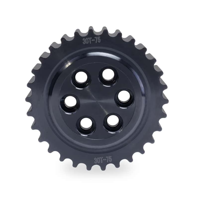 KraftWerks — KraftWerks Cogged Pulley - 75mm Cogged 42mm Width (6 Bolt / Must Use Adapter Hub)
75MM Cogged 42MM Wid - view 1