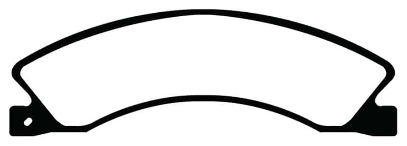 EBC — EBC 12+ Nissan NV 1500 Ultimax2 Rear Brake Pads
Disc Brake Pad - view 1
