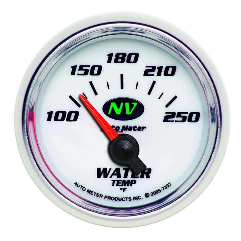 AutoMeter — AutoMeter Gauge Water Temp 2-1/16in. 100-250 Deg. F Electric NV
2-1/16" WATER TEMP, - view 2