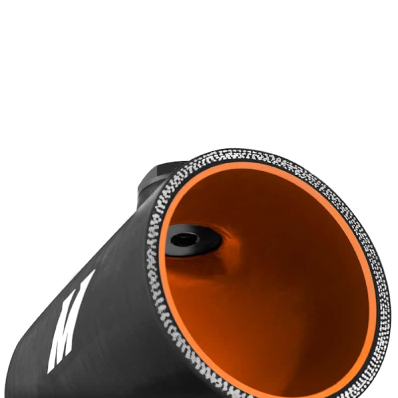Mishimoto — Mishimoto 3.0in Black Silicone Coupler w/ 1/8in NPT Bung - view 5