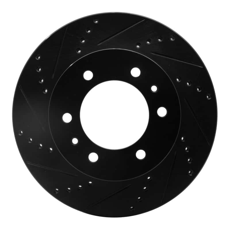 R1 Concepts — R1 06-10 Hummer H3T Front Left Drilled & Slotted Black Brake Rotor
R1 Brake Rotor Drill - view 1
