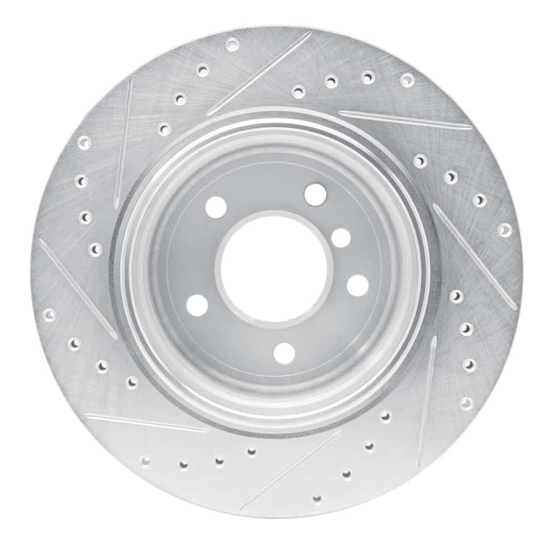 R1 Concepts — R1 06-10 BMW 535XI Rear Right Drilled & Slotted Silver Brake Rotor
R1 Brake Rotor Drill - view 5