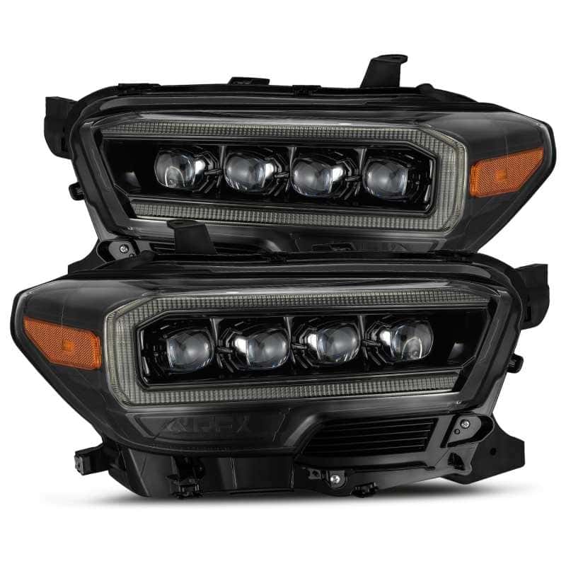 AlphaRex — AlphaRex 16-20 Toyota Tacoma NOVA LED Projector Headlight Plank Style Alpha Black w/Activation Light
Projector Headlights - view 1