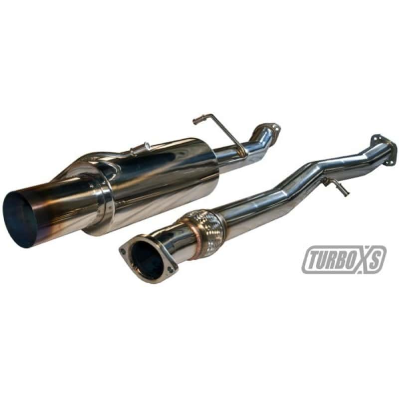 Turbo XS — Turbo XS 02-07 WRX-STi Catback Exhaust Blued Tips
Exhaust System - view 4