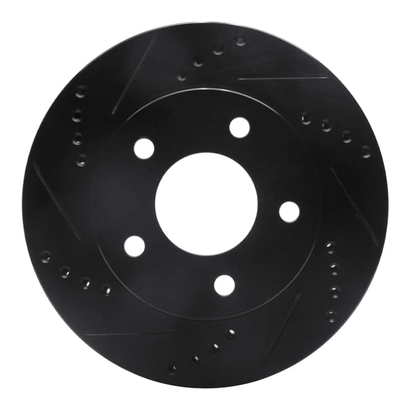 R1 Concepts — R1 83-96 Buick Riviera Front Left Drilled & Slotted Black Brake Rotor
R1 Brake Rotor Drill - view 1
