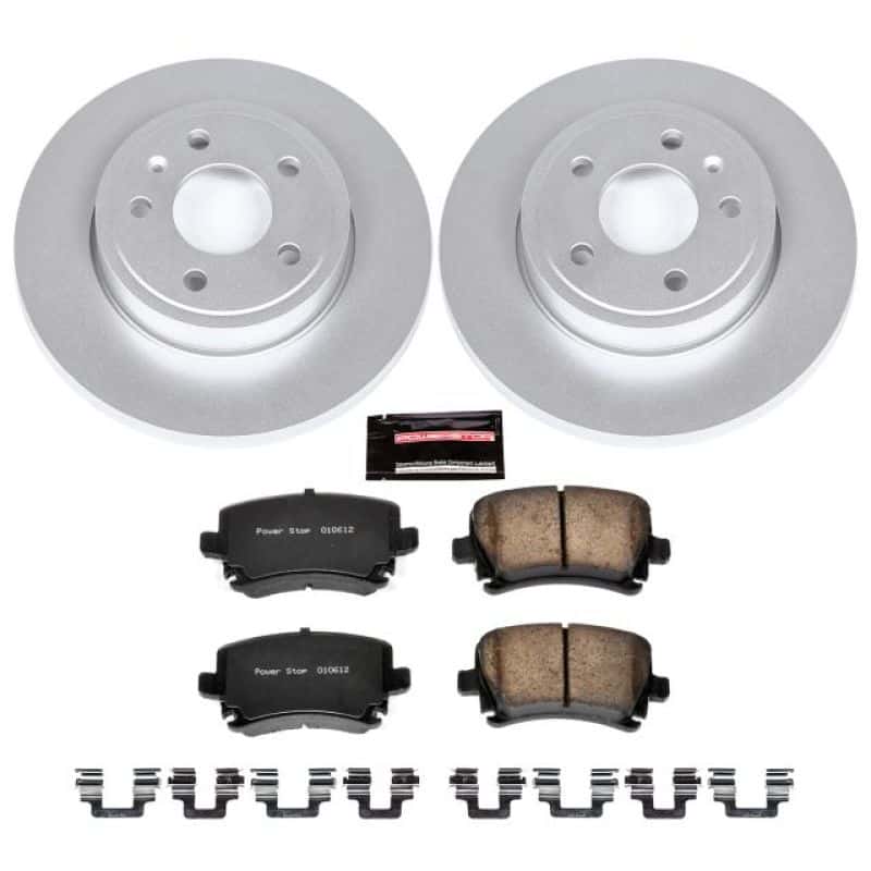 PowerStop — Power Stop 05-09 Audi A4 Rear Z23 Evolution Sport Coated Brake Kit - view 1