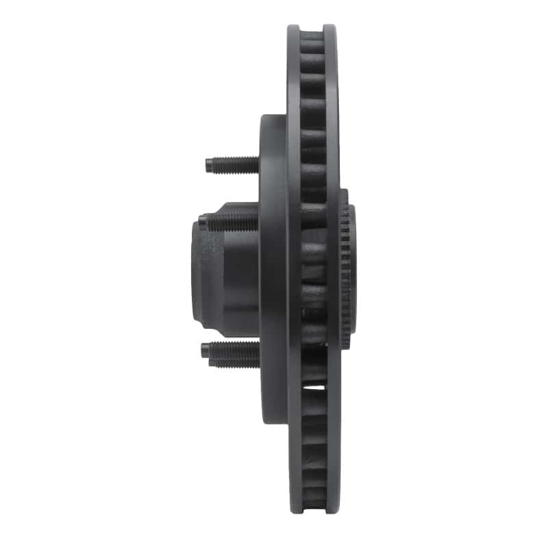 R1 Concepts — R1 97-00 Ford Expedition Front Left Drilled & Slotted Black Brake Rotor
R1 Brake Rotor Drill - view 3