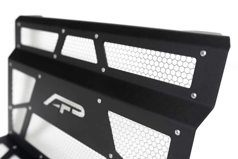 Agency Power — Agency Power 14-18 Polaris RZR XP 1000/XP Turbo Vented Engine Cover - Matte Black/Raw Alum. Mesh - view 2