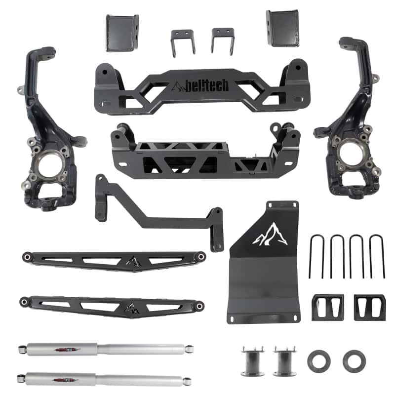 Belltech — Belltech 2021+ Ford F150 4WD Trail Performance 6in. Base Lift Kit w/ Shocks
LIFT KIT - view 1