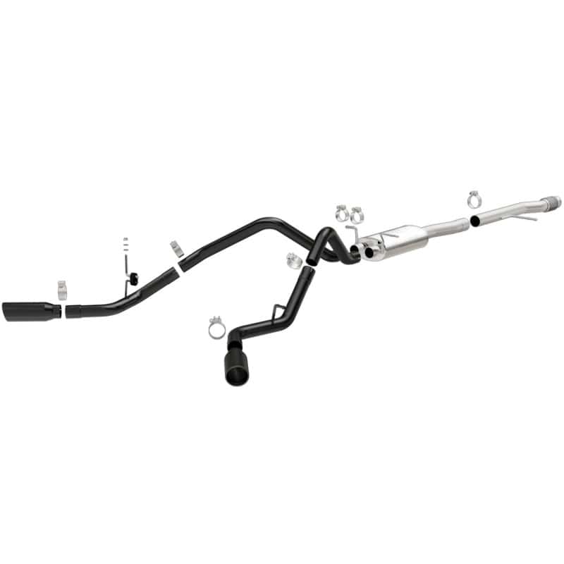 Magnaflow — MagnaFlow SYS Cat-Back 3.5in Black Dual Split Rear Tips 14-15 Chevy Silverado/GMC Sierra 4.3L-5.3L
Cat-Back - view 7