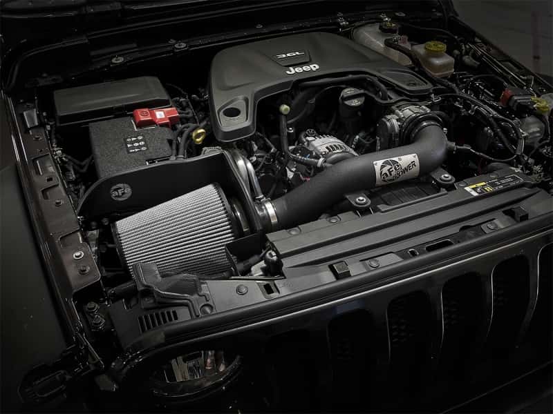 aFe — aFe Magnum FORCE Stage-2 XP Pro DRY S Cold Air Intake System 2018+ Jeep Wrangler (JL) V6 3.6L
Magnum FORCE Intake - view 7
