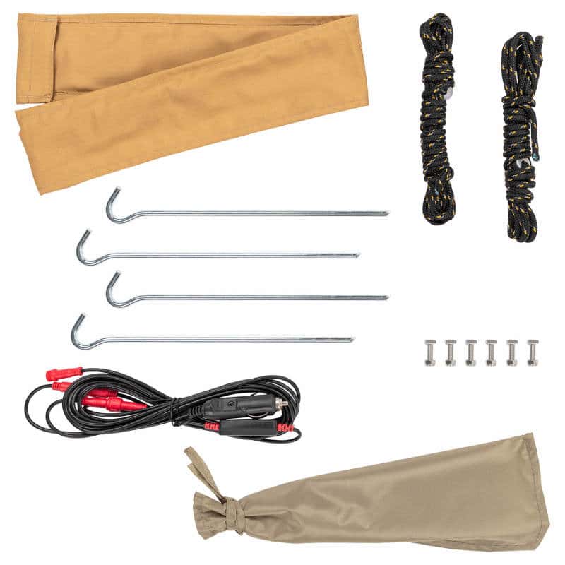 ARB — ARB Aluminum Awning Kit w/ Light 8.2ft x 8.2ft Includes Light Installed
Awning With Light - view 4