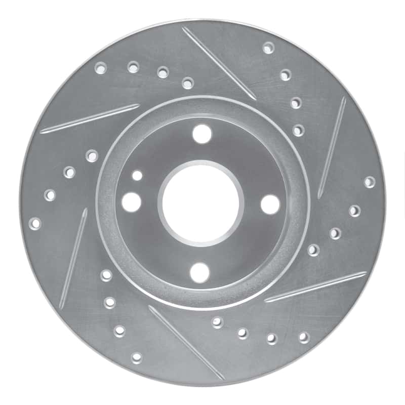 R1 Concepts — R1 94-02 Mazda Miata Front Left Drilled & Slotted Silver Brake Rotor
R1 Brake Rotor Drill - view 5