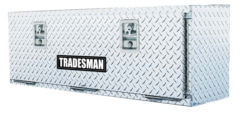 Tradesman — Tradesman Aluminum Top Mount Tool Box (48in.) - Brite - view 2