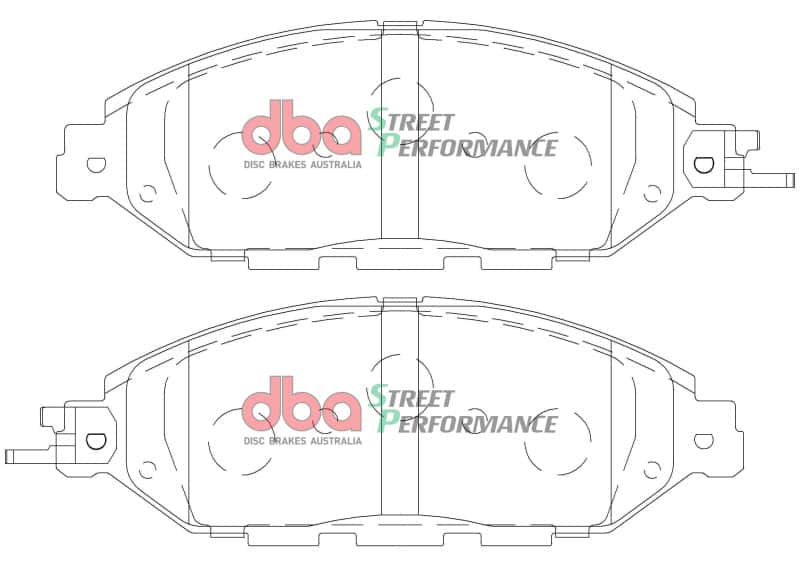 DBA — DBA 2013 Infiniti JX35 Front SP Performance Brake Pads
Brake Pad - view 1