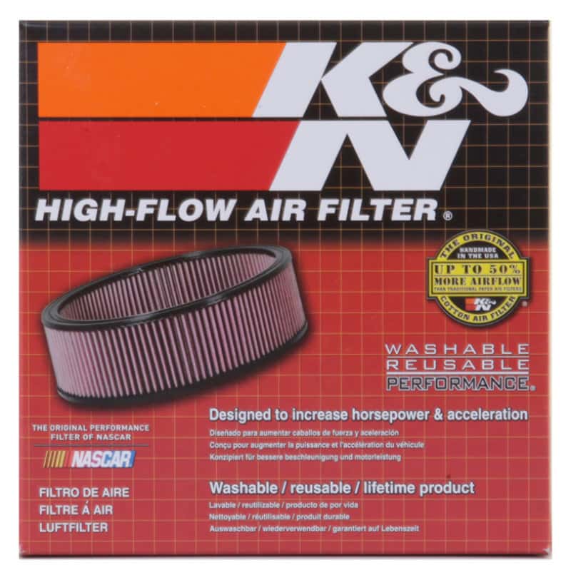 K&N Engineering — K&N Universal Round Clamp-On Air Filter 2in. Flange / 5-3/8in. OD / 2in. Height
Universal Clamp-On A
Clamp-on Air Filter - view 13