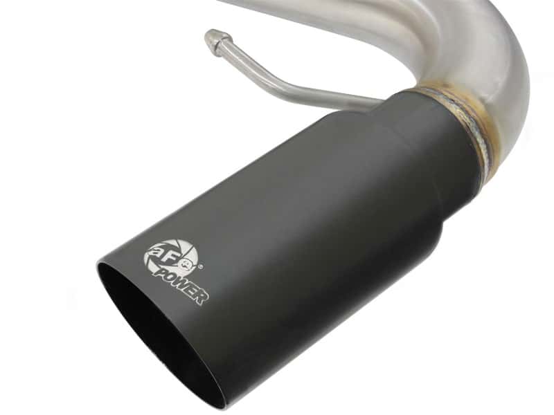 aFe — aFe MACHForce XP 2.5in Axle Back Stainless Exhaust w/ Black Tips 07-13 BMW 335i 3.0L L6 (E90/92) N55
Axle-Back Exhaust - view 5