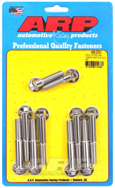 ARP — ARP Ford FE SS Hex Intake Manifold Bolt Kit - view 1