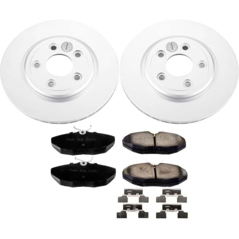 PowerStop — Power Stop 03-05 Jaguar S-Type Rear Z17 Evolution Geomet Coated Brake Kit - view 1