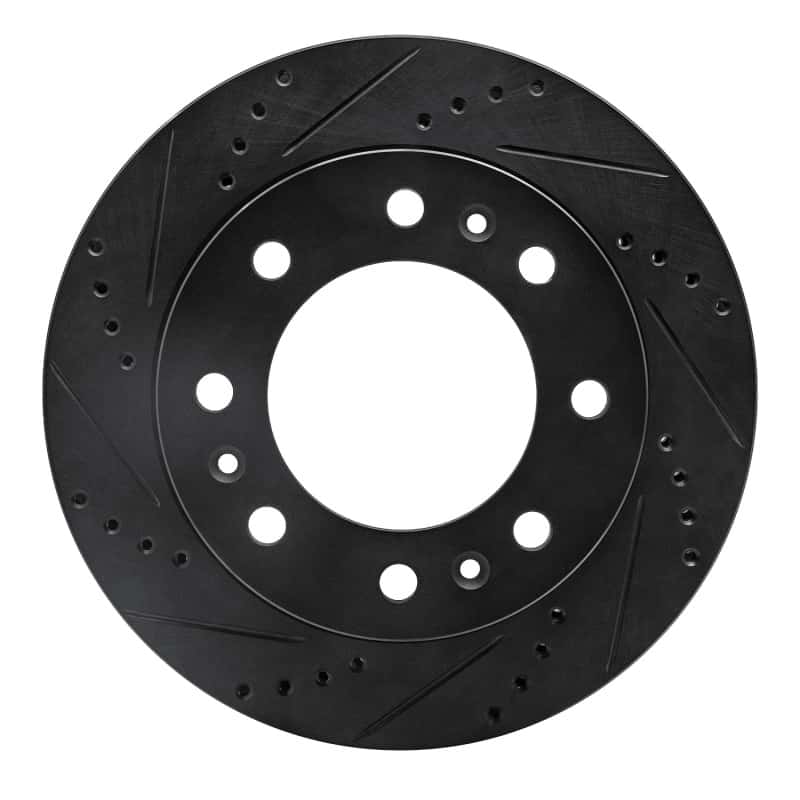 R1 Concepts — R1 06-11 Cadillac DTS Front Left Drilled & Slotted Black Brake Rotor
R1 Brake Rotor Drill - view 1
