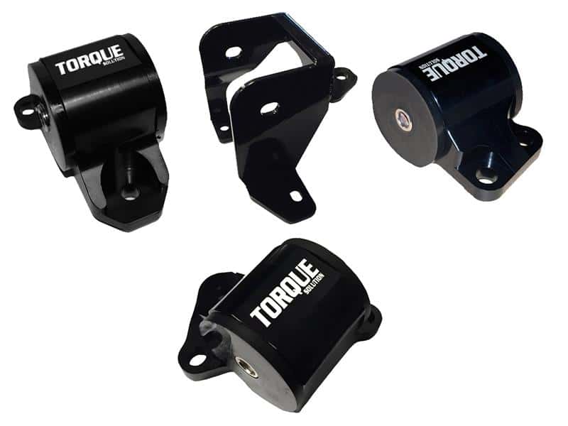Torque Solution — Torque Solution Billet Aluminum Mount Kit (2 Bolt): 96-00 Honda Civic EK B/D-Series - view 2