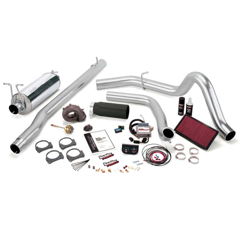 Banks Power — Banks Power 99 Ford 7.3L F250/350 Man Stinger-Plus System - SS Single Exhaust w/ Black Tip
Power/Efficiency Sys - view 1