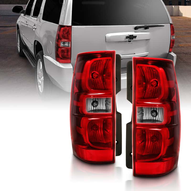 ANZO — ANZO 2007-2014 Chevy Tahoe Taillight Red/Clear Lens (OE Replacement) - view 2