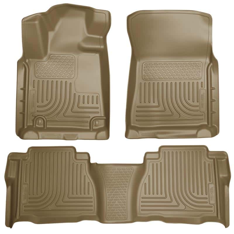 Husky Liners — Husky Liners 2012 Toyota Tundra Double/CrewMax Cab WeatherBeater Combo Tan Floor Liners
Floor Liners - view 2