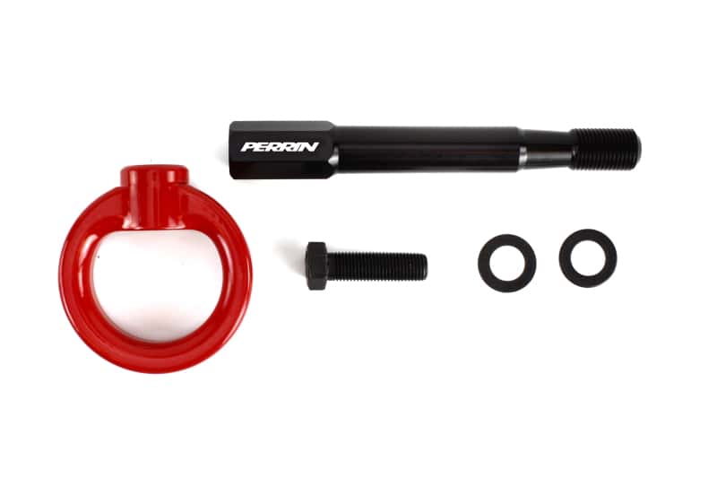 Perrin Performance — PERRIN 08-14 Subaru WRX/STI (Hatchback) Tow Hook Kit (Rear) - Red
paPSP-BDY-250RD - view 4