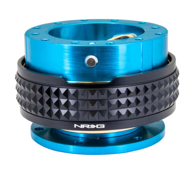 NRG — NRG Quick Release Kit - Pyramid Edition - New Blue Body / Black Pyramid Ring - view 2