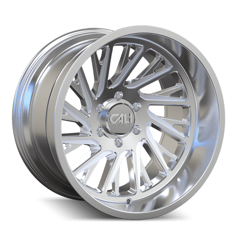 Cali Off-Road — Cali Off-Road 9114 Purge 24x14 / 8x170 BP / -76mm Offset / 125.2mm Hub Polished Wheel
9114 - view 2