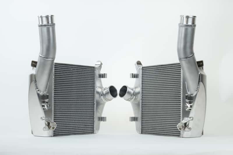 CSF — CSF 2019+ Lamborghini Urus / 2020+ Audi RS Q8 / SQ8 / SQ7 High Performance Intercooler System- Raw
CSF Intercooler - view 2