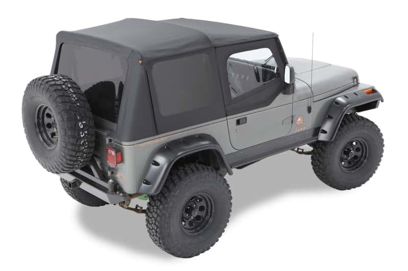 Bestop — Bestop A-Top For OEM - Jeep 87 Wrangler YJ Replace (Black Crush Clear Windows Door Skins Included)
Replace-A-Top for OE - view 1