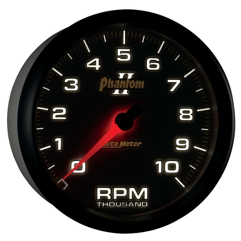 AutoMeter — Autometer Phantom II 5in Electrical 10K RPM In-Dash Tachometer
5" TACH, 10,000 RPM, - view 12